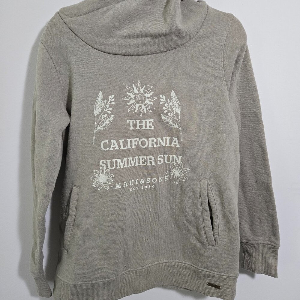 Maui and sons green hoodie size M